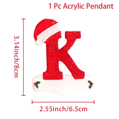 Christmas Acrylic Letter Pendant 2024 Merry Cristmas Decoration for Home Xmas Tree Hanging Ornaments Navidad Natal New Year 2025